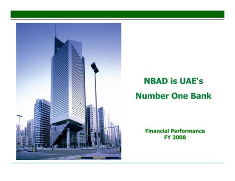 It was formed following a merger between first gulf bank and national. بنك ابوظبي الوطني ... NBAD | المرسال
