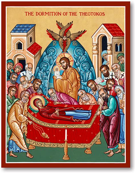 Great Feast Icons Dormition Of Mary Icon Monastery Icons