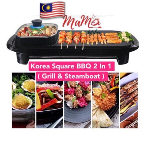 In this post, we'll review the best korean bbq. BBQ 2 in 1 Korean Square BBQ Pan Grill + Hotpots Steamboat ...