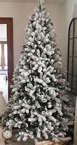 Snow Covered Artificial Christmas Tree