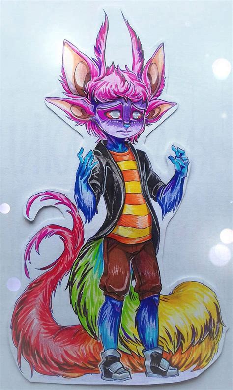 Rainbow Creature By Kotana Poltergeist On Deviantart