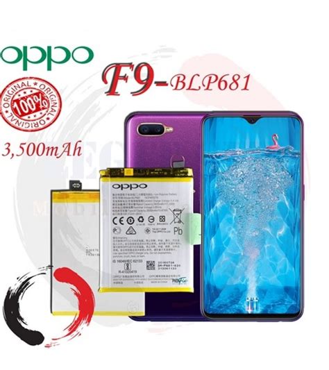 Oppo F9 Battery Replacement Blp681 Battery With 3500mah Capacity