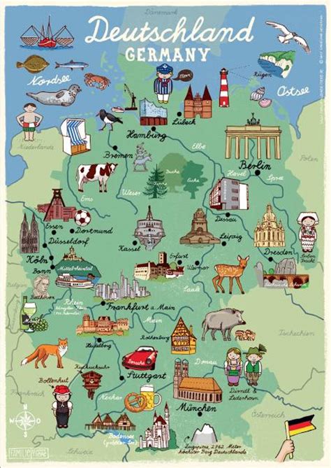 # перевод песни deutschland (rammstein). Deutschland Tourismuskarte - Deutschland Karte Reiseziele (Westeuropa - Europa)