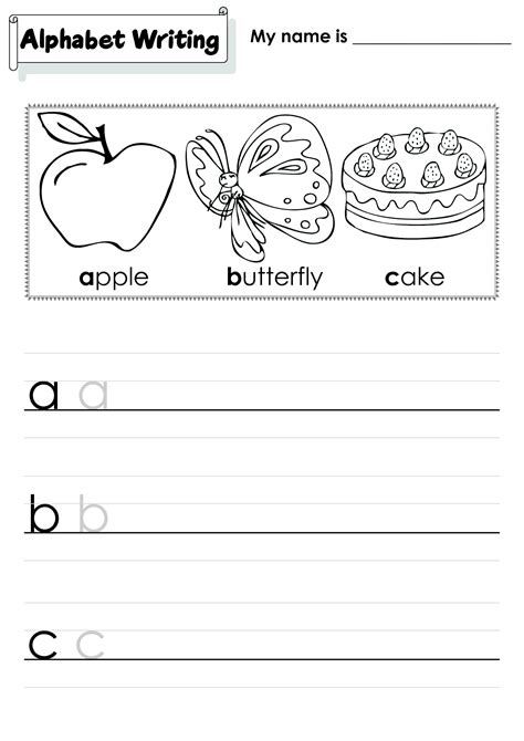 10 Dotted Handwriting Worksheets For Preschoolers