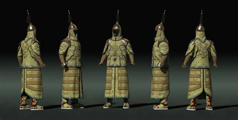 Artstation The Ceremonial Armor Of The Ancient Emperor Of Qing Dynasty