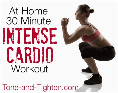 At Home Minute Total Body Intense Cardio Workout On Tone And Tighten
