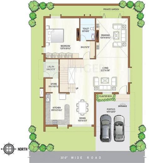 4bhk Floor Plan In 2000 Sq Ft Floorplansclick