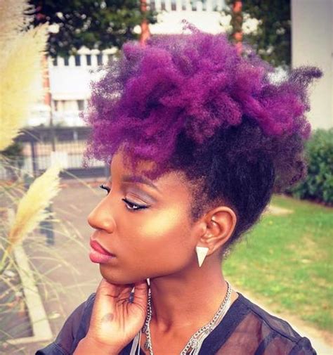 This trendy outlook is a temporary setting, and so it can be tried by everyone. Fun, Fancy and Simple Natural Hair Mohawk Hairstyles