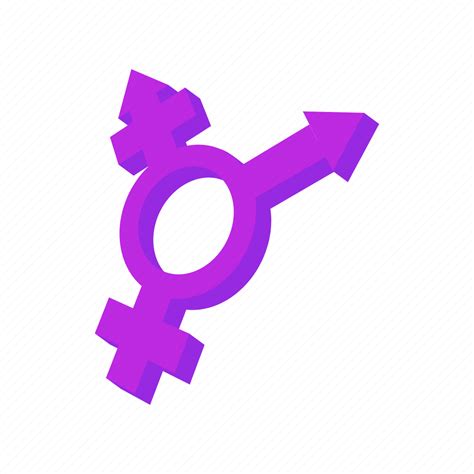 Cartoon Female Gender Human Male Sex Transgender Icon Download