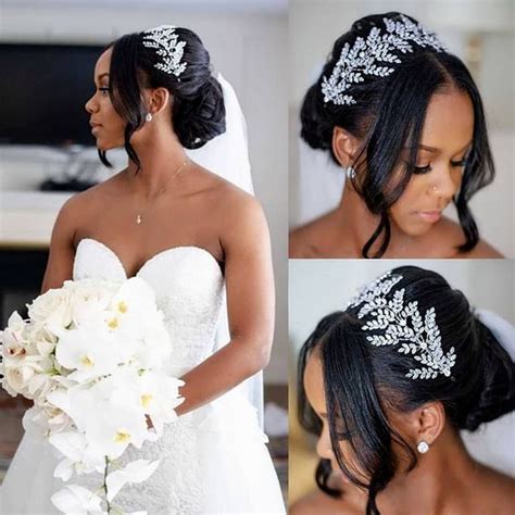 26 Beautiful Hairstyles For The African American Bride Black Brides