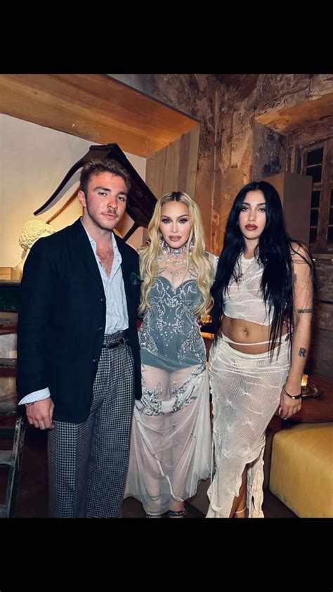 Madonnas Daughter Lourdes Leon Stuns In Sheer White Two Piece During Birthday Celebration With