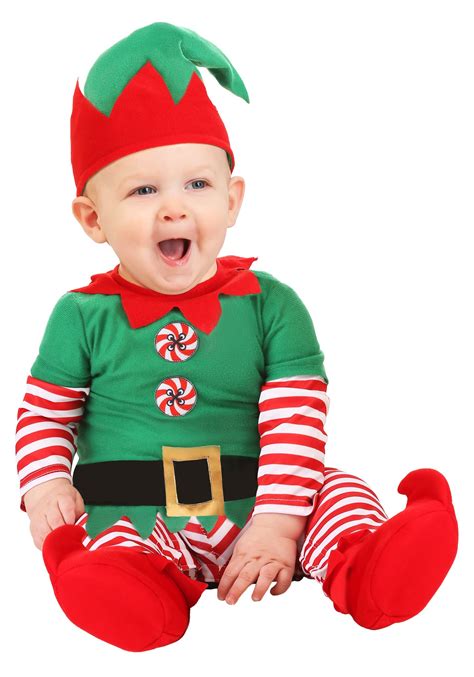 This is a perfect time to begin a new holiday tradition. Infant Christmas Elf Costume