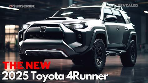 The All New 2025 Toyota 4runner Shocking Redesigned Leak Youtube