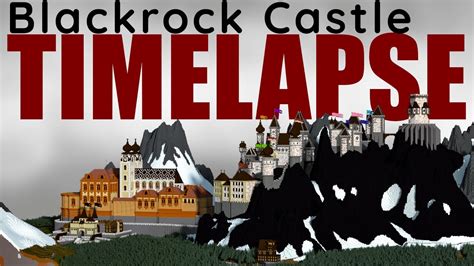 Epic Minecraft Castle Timelapse Blackrock Castle 4k60fps Youtube