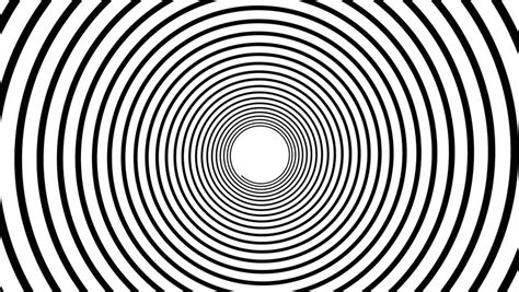 Spiral Hypnotic Animation. Black and Stock Footage Video (100% Royalty