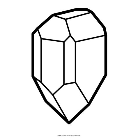 Gem coloring sheets crystal gems pages grig3; Crystal Coloring Page - Ultra Coloring Pages