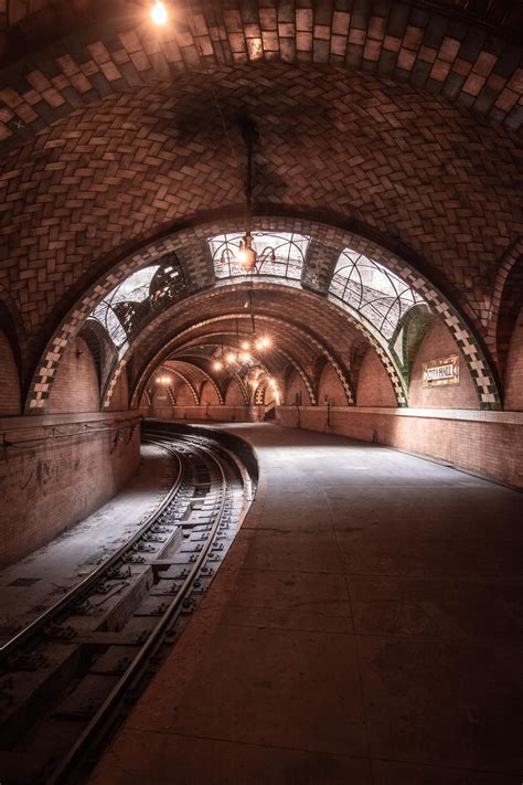 Abandoned City Hall Subway Station In The Daytime As It Was Meant To