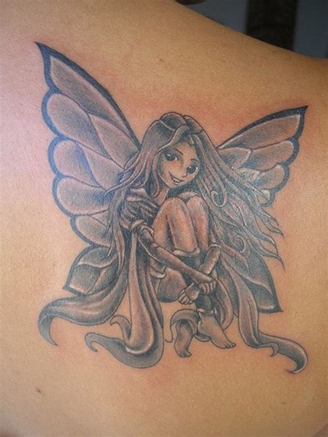 38 Fairy Tattoos On Back Shoulder