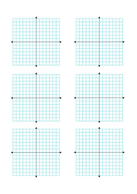 Small Printable Graph Paper 6 Per Page Printable Graph Paper Graph
