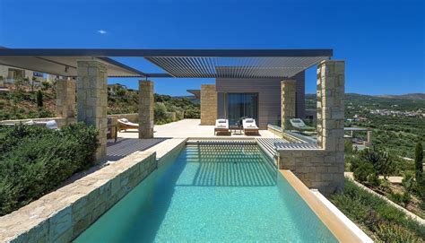 The bespoke luxury modern villa design is one of the main directions of our services. Unique Traditional Design Villa in Crete | Modern Villas