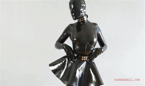 Honrny Bondage Blindfold Mask Rubber Doll Master Masturbation In Black