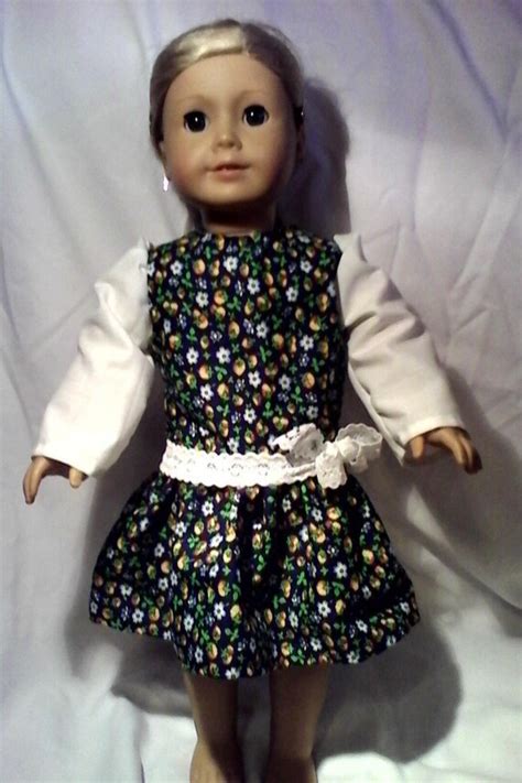 18 Doll Dress 18 Flowered Doll Dress 18 Etsy