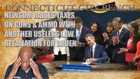Gun And Ammo Tax Now A Reality For Californians As Newsom Signs Off On An Unconstitutional Law