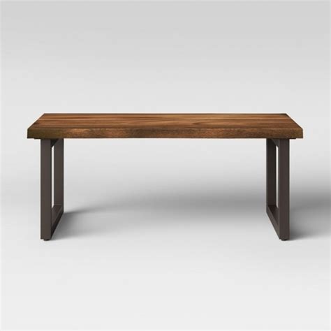 Amazon music stream millions of songs: Thorald Wood Top Coffee Table With Metal Legs Brown ...