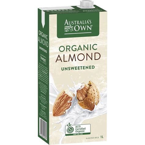 Maybe you would like to learn more about one of these? Australia's Own Organic Unsweetened Almond Milk 1 Liter ...