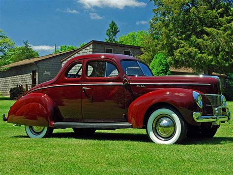 Ford V8 Deluxe 5 Window Coupe 01a 77b ‘1940 Gt Supreme