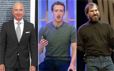Past Present Ceo Uniforms Mark Zuckerberg Steve Jobs Jeff Bezos