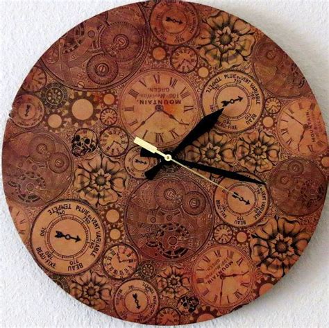 15 home gym ideas for a small workout room. Unique Wall Clock Home and Living Steampunk Decor by ...