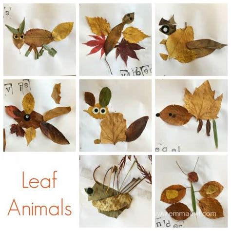 Leaf Animal Craft For Kids Emma Owl