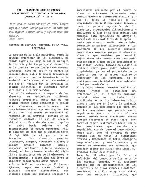 Historia De Tabla Periodica Resumen Tabla Periodica Hot Sex Picture