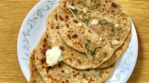 Punjabi Aloo Paratha Manjula S Kitchen Indian Vegetarian Recipes
