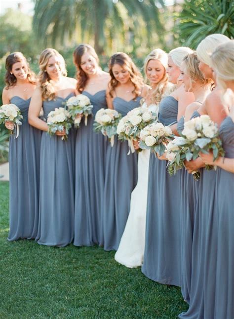 Wonderful Styles Of Slate Blue Bridesmaid Dresses Gorgeous Slate