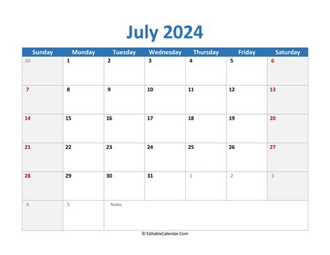 Wiki Calendar July 2024 Printable Printable Sydel Fanechka