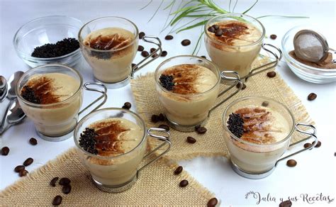 Un placer para los sentidos esta tarta de chocolate blanco y café. JULIA Y SUS RECETAS: Mousse de café fácil