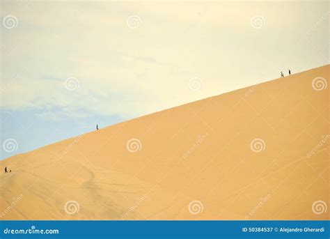 Walking Along The Sand Dunes Stock Image Image Of Walking Tourism