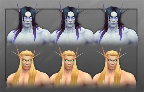 New Customization Options For Blood Elves And Void Elves World Of Warcraft Dev Tracker