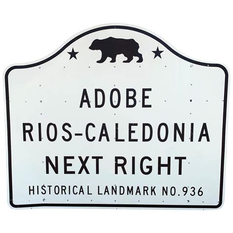 Vintage California Historical Landmark Sign For Sale At 1stdibs