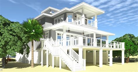 The Inverted House Plan Coastal House Plans From Coastal Home Plans