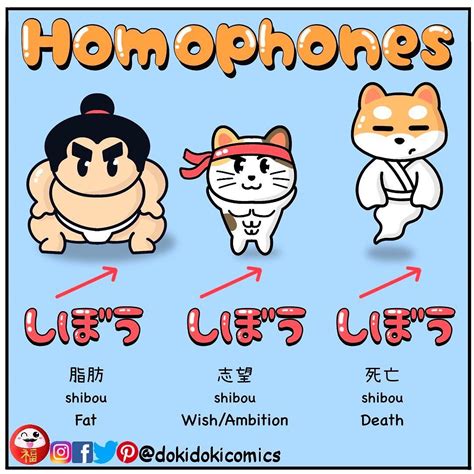 Learn Japanese Dokidokicomics On Instagram “homophones😎