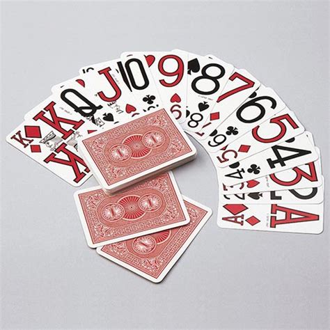 Design and create your own custom playing cards printed on casino quality paper. Large Print Playing Cards - Mobility Centre