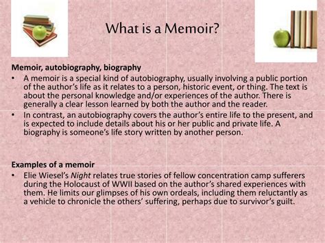 Ppt What Is A Memoir Powerpoint Presentation Free Download Id2660600