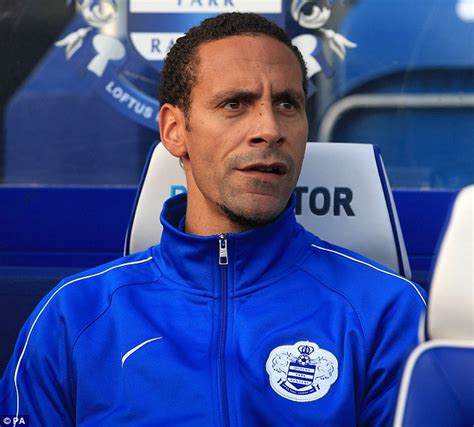 Rio Ferdinand Admits Life On Qprs Bench Is A Comedown Daily Mail