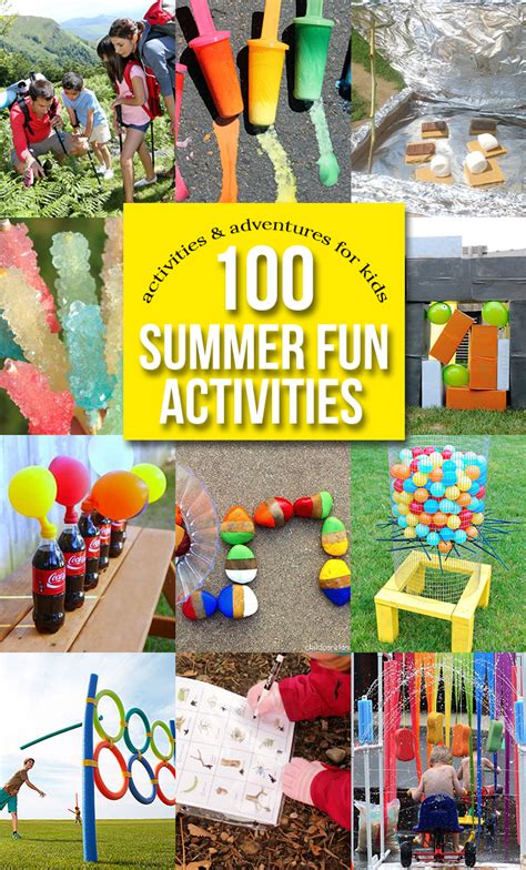 You do not have to spend a lot of money to make the kids happy. 100 Outdoor Activities for Kids