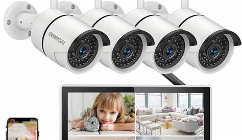 8PCS 1080P 2.0MP CCTV WI-FI IP Cameras for Homes,OHWOAI HD Surveillance