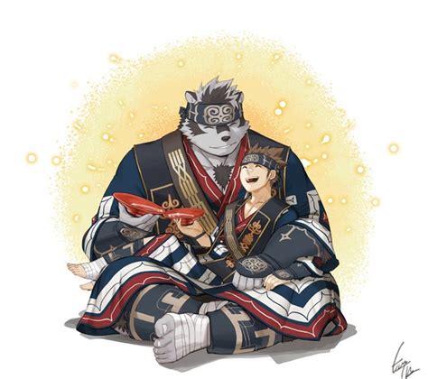 Horkeu Kamui And Master 1 Tokyo Afterschool Summoners Drawn By
