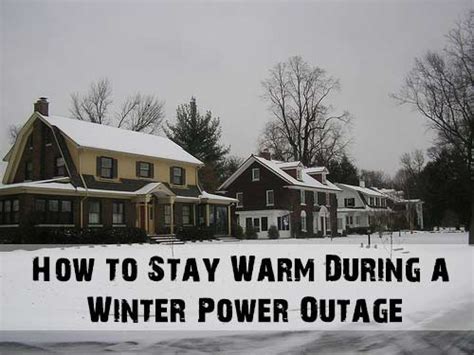 How To Stay Warm During A Winter Power Outage Shtf And Prepping Central